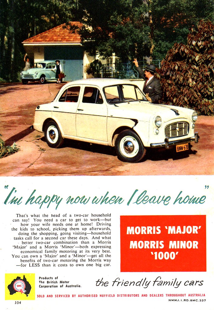1958 Morris Major & Minor 1000 British Motor Company BMC A… Flickr