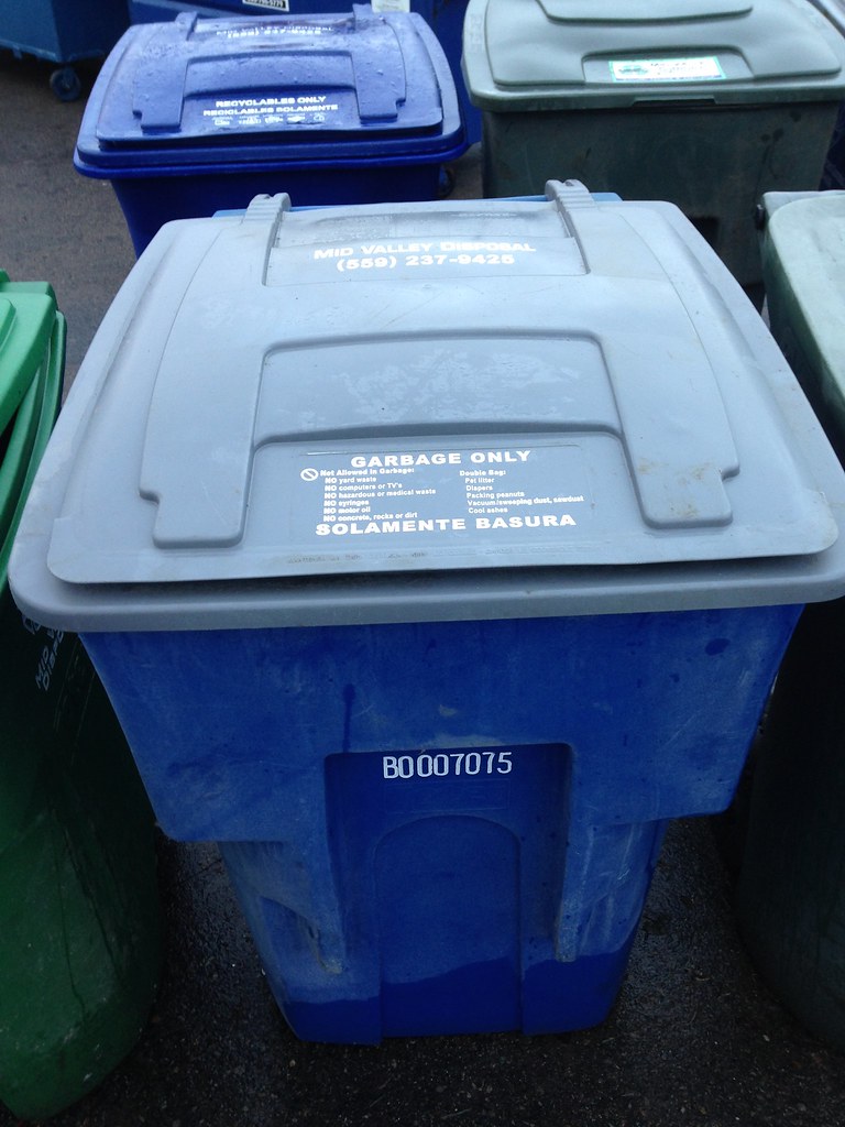 Mid Valley Ran out of garbage carts and had extra recycle … Flickr