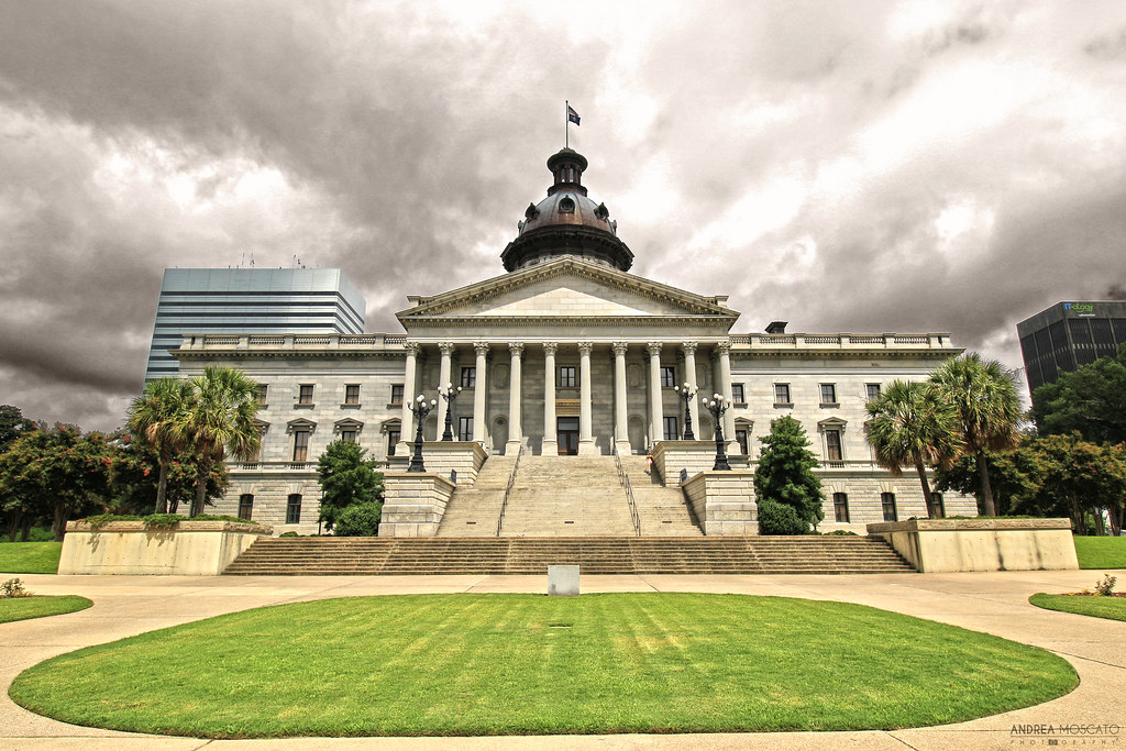 Elevation of Columbia, SC, USA Topographic Map Altitude Map