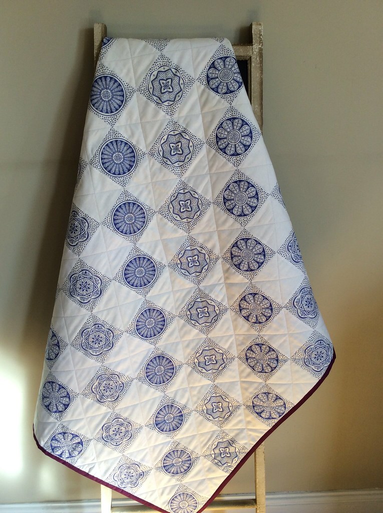 Baby quilt made with Lewis & Irene fabric called... at All the lovely