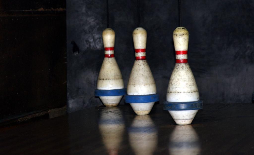 More pins More bowling pins. Mr. Daniel Godin Flickr