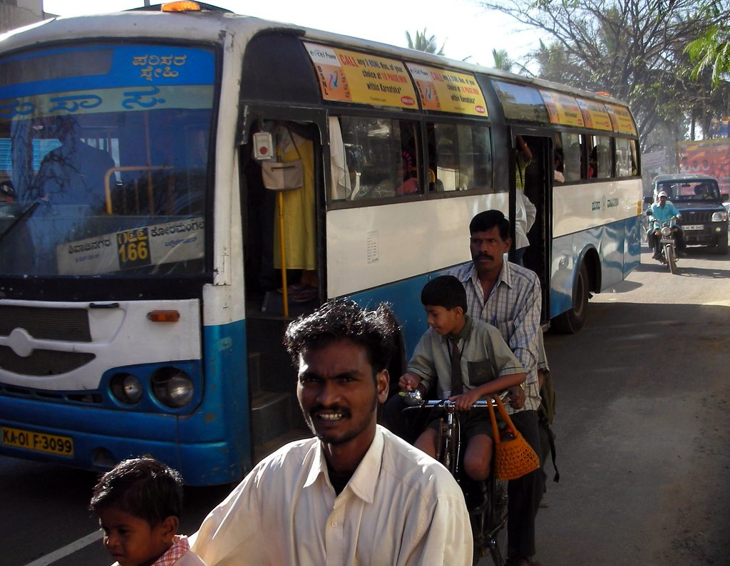 bangalore bus the bmtc bus from mgroad to koramangala and … Flickr