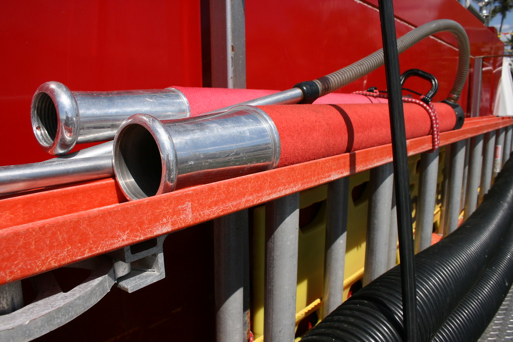 Fire hoses on the Hopetown Fire and Rescue truck Dean Krafft Flickr