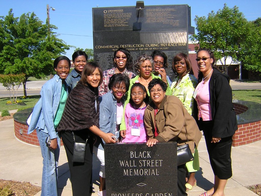 Houston SST the Black Wall Street Memorial in Tulsa OK Flickr