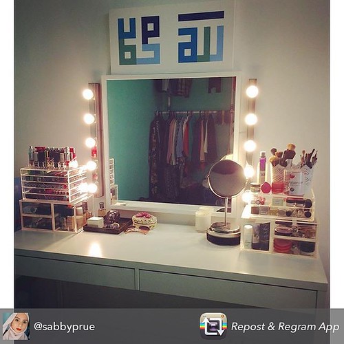 Great way to decorate your makeup room with 1 of our Kufic… Flickr