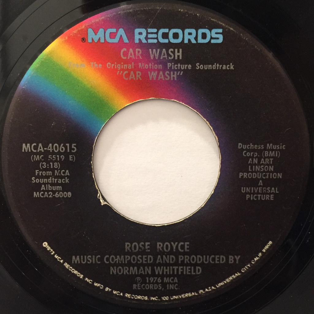 ROSE ROYCECAR WASH(LABEL SIDEA) VINYL7 RECORDS Flickr