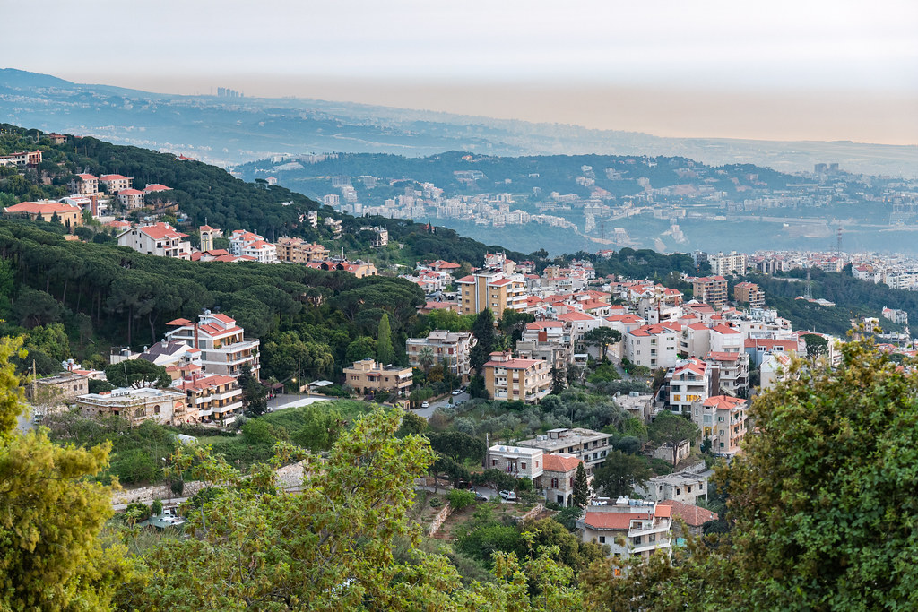 Elevation of Hadath, Lebanon Topographic Map Altitude Map