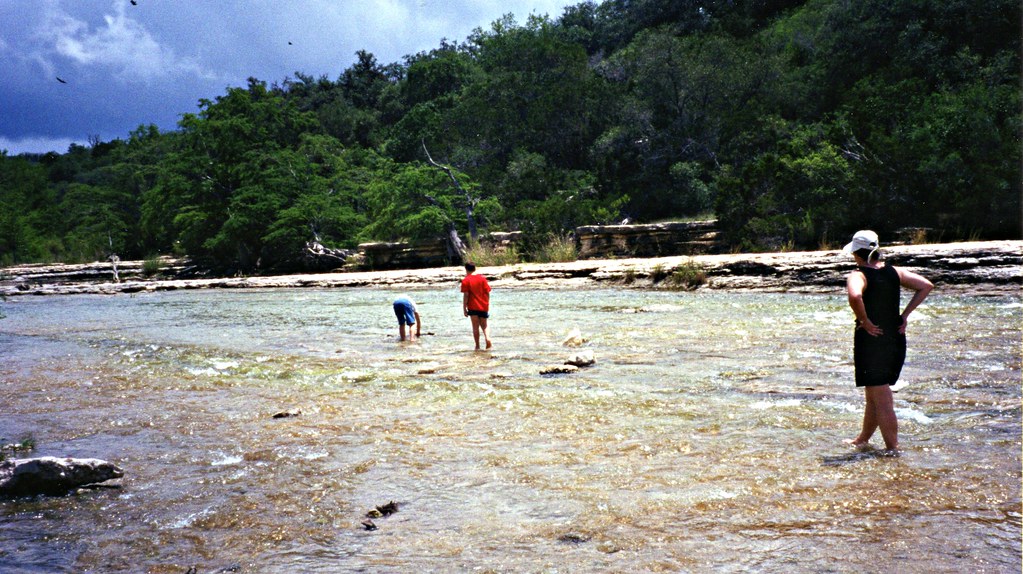 Adem, Deniz & Catherine explore Rio Frio near Leakey, Texa… Flickr