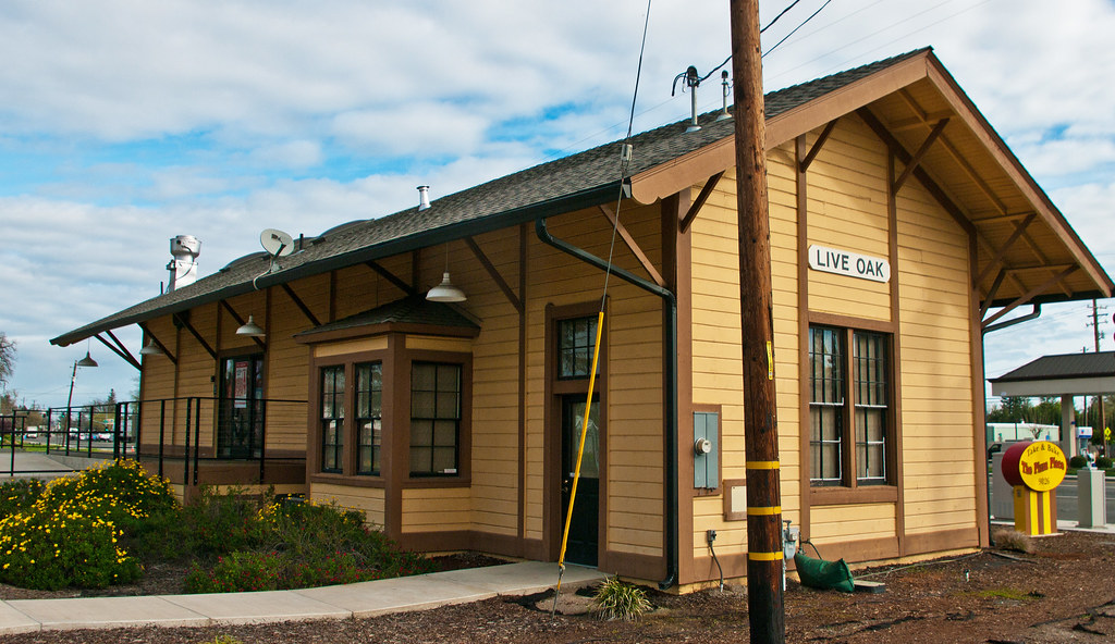 Live Oak, CA train station Built in 1876 by California & O… Flickr