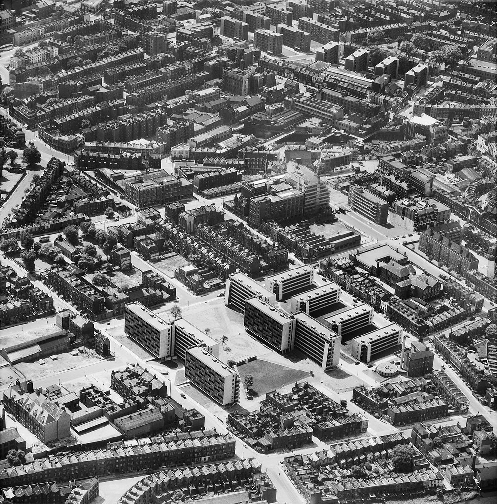 Priory Green Estate, Pentonville, London, 1952. Image by A… Flickr