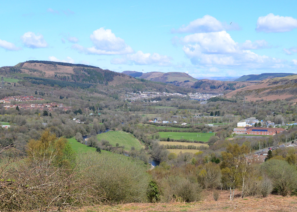 abercynon in the distances from cilfynydd nr pontypridd Flickr