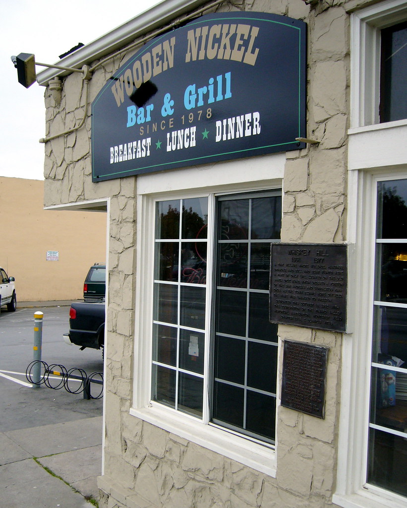 Wooden Nickel The Wooden Nickel bar in Watsonville, CA. Phil