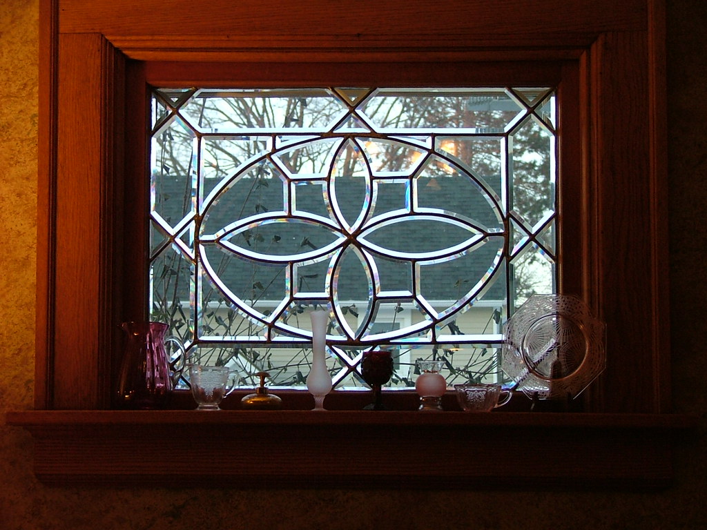 Leaded glass window One of many beautiful windows at the M… Flickr