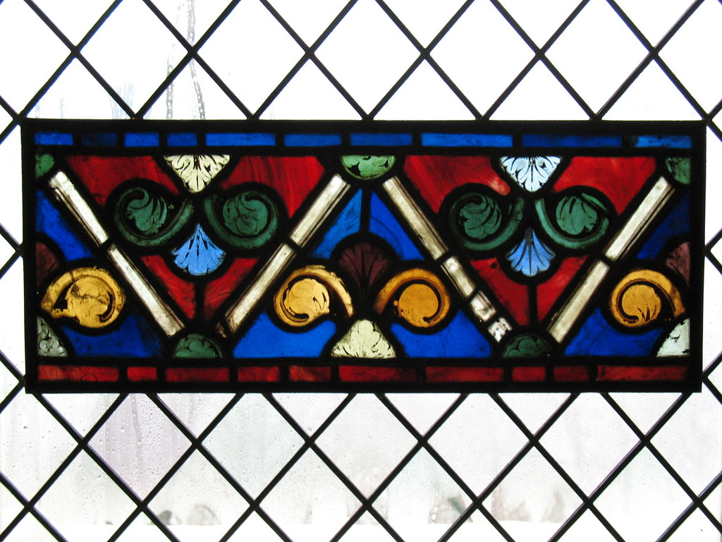 Stained Glass Border A border from a stained glass window,… Flickr