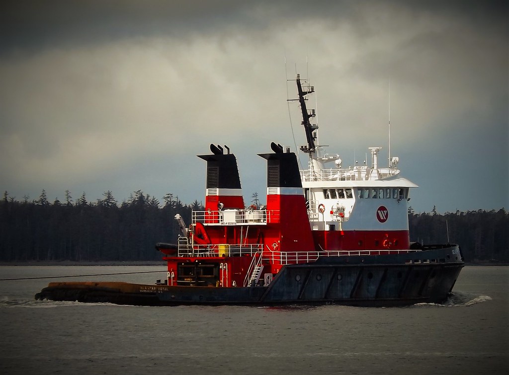 SEASPAN ROYAL Passing Old Masset, BC Michael H Wright Flickr
