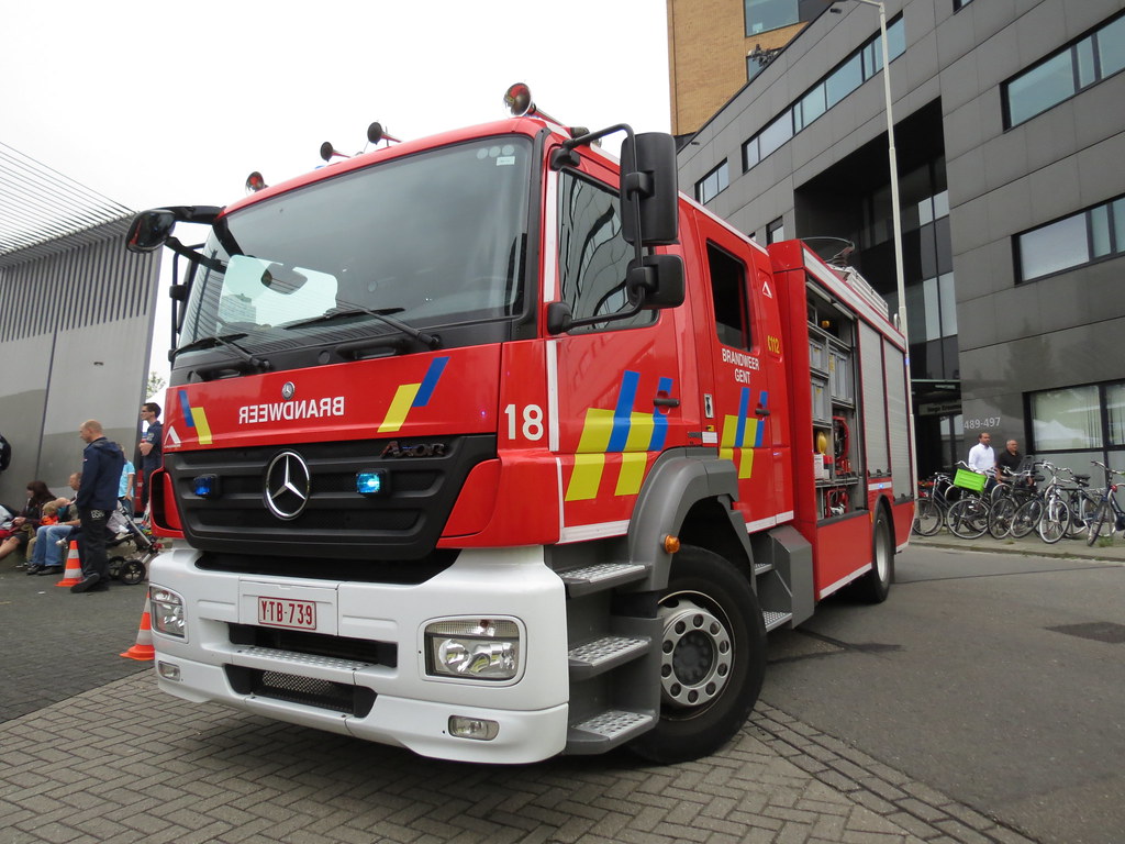 Fire Department Gent, engine 18 Brandweer Gent, Autopomp 1… Flickr