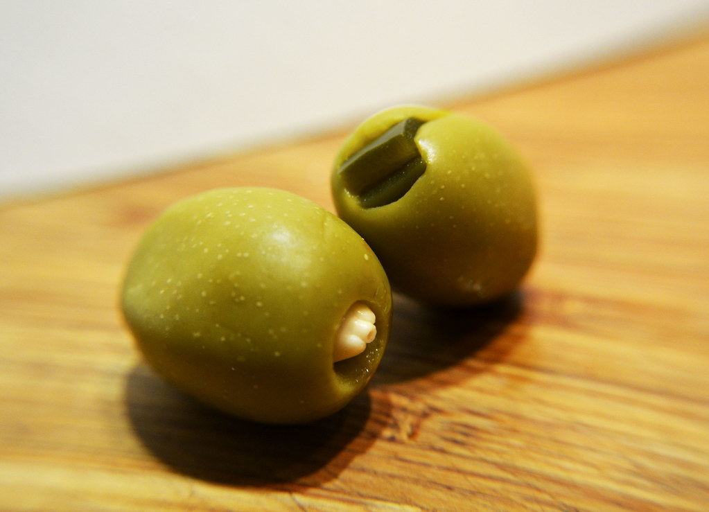 Macro Mondays Two Two olives stuffed with garlic and jal… Flickr