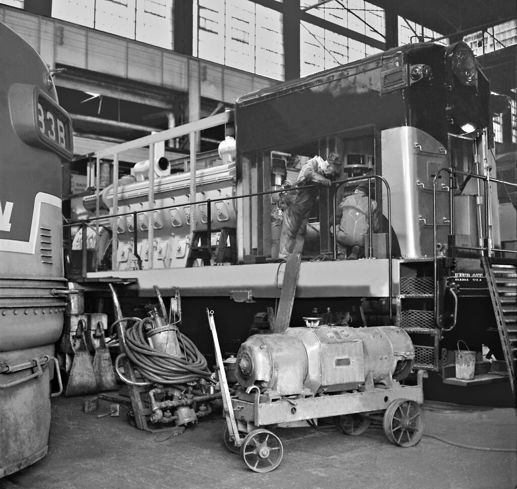 MON, Lafayette, Indiana, 1960 Monon Railroad shop workers … Flickr