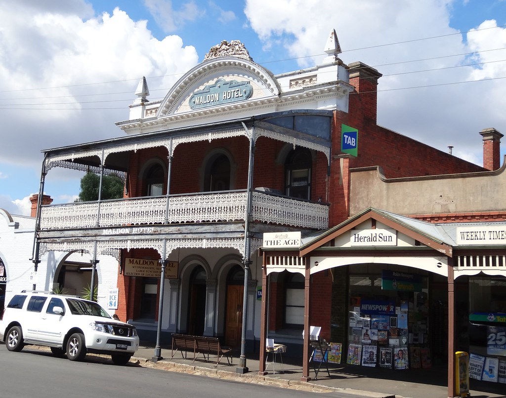 Maldon. Heritage gold mining town. Maldon hotel. It was es… Flickr