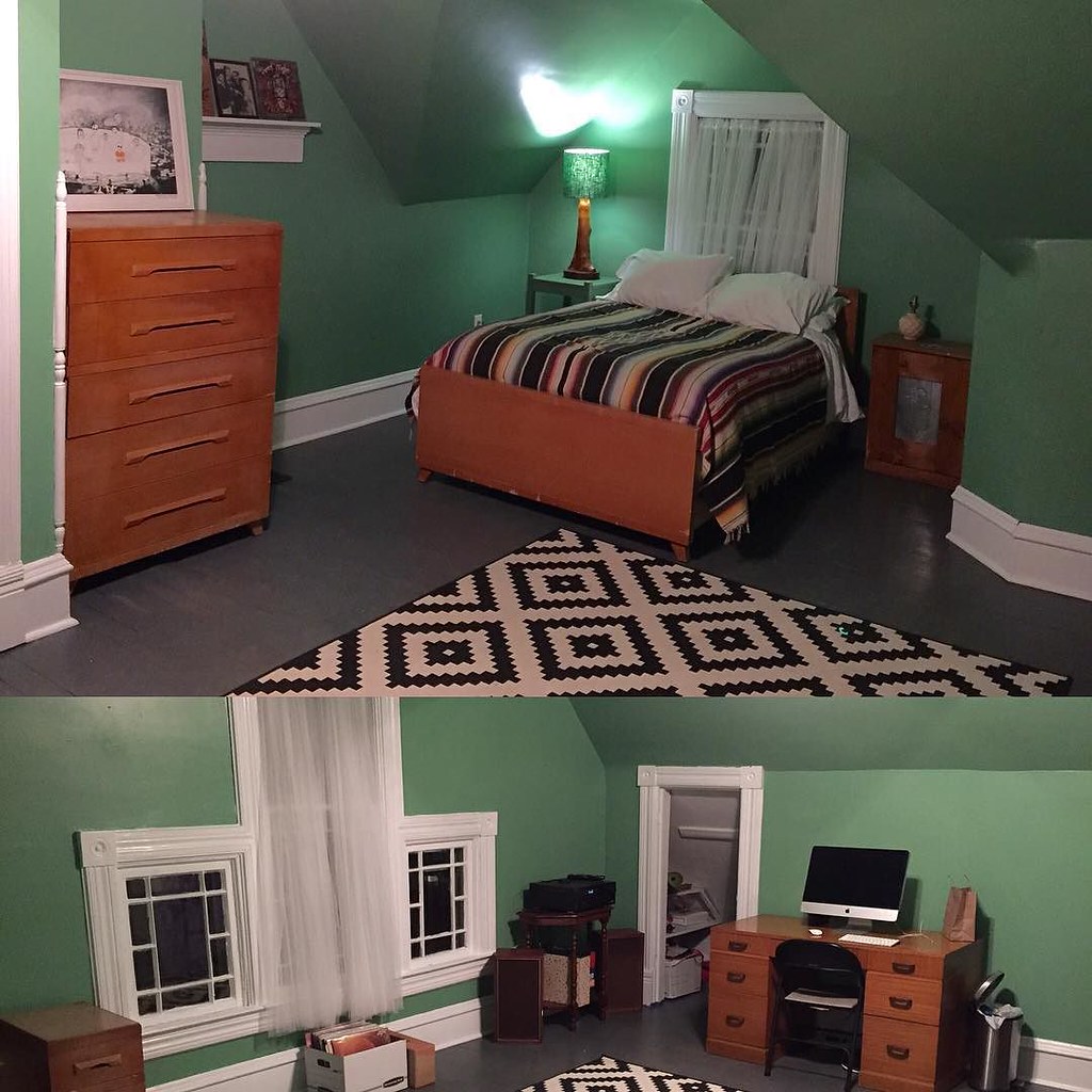 Makeshift bedroom v. 2/future 3rd floor living room kcshi… Flickr