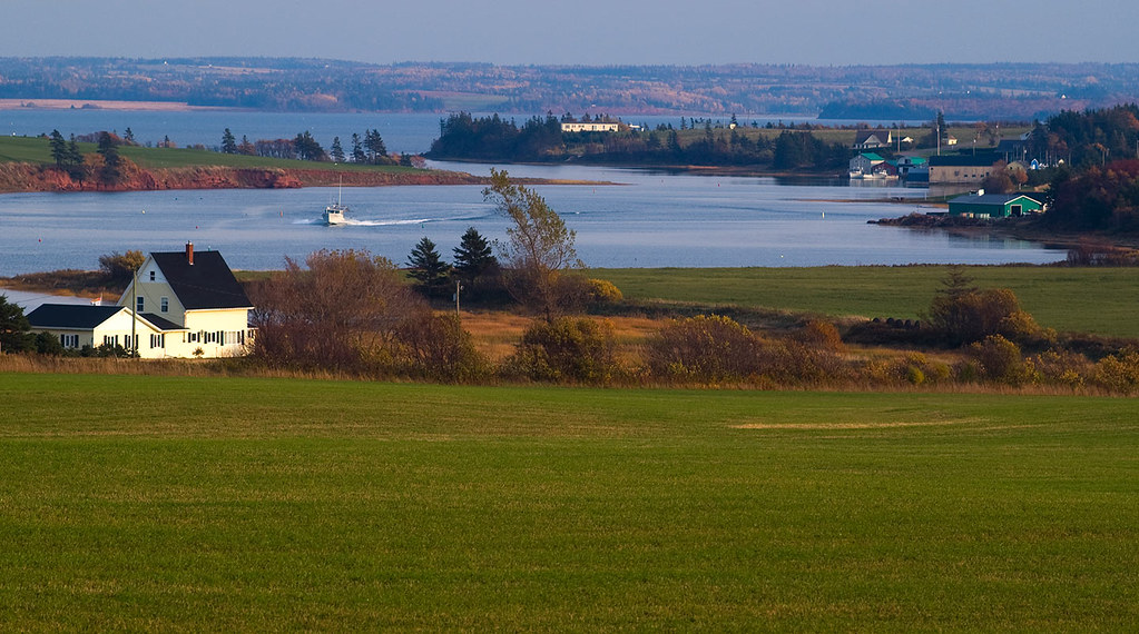 French River PEI French River PEI with fishing boat return