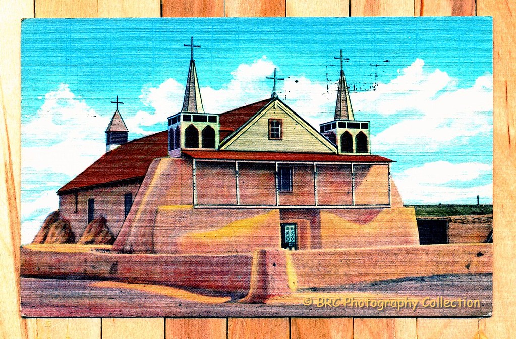 Old Church of St Augustine, Isleta, New Mexico. 1942 Flickr