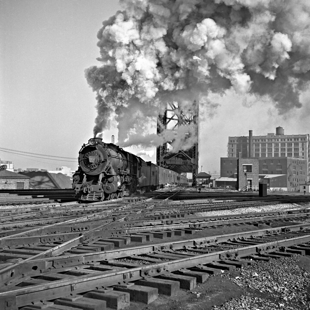 PRR, Chicago, Illinois, 1950 One of the Pennsylvania Railr… Flickr