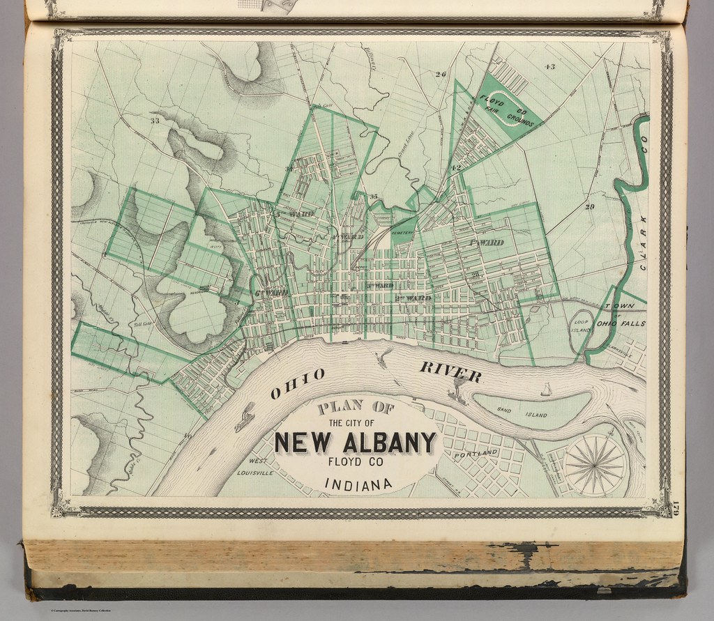 New Albany 1876 Historical Map Vince DiNoto Flickr
