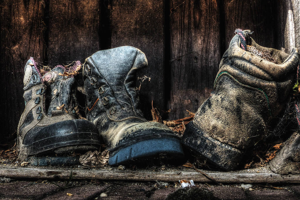 Don't throw away your old shoes until you've got new ones Flickr