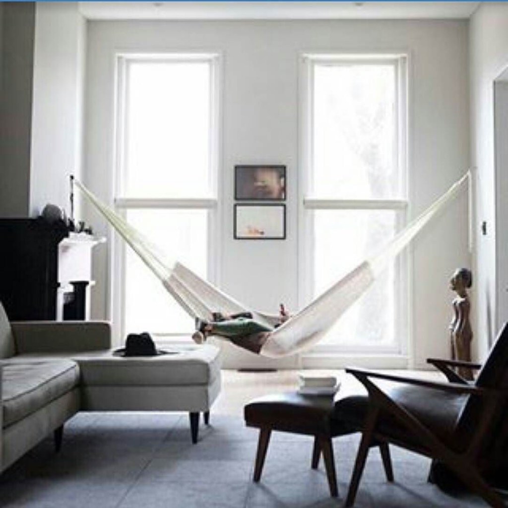 No living room is complete without an indoor hammock. Rep… Flickr