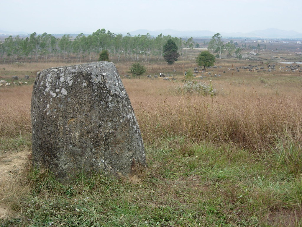 Plain of Jars, Laos Plain of Jars, with 343 jars in Phonsa… Lorna
