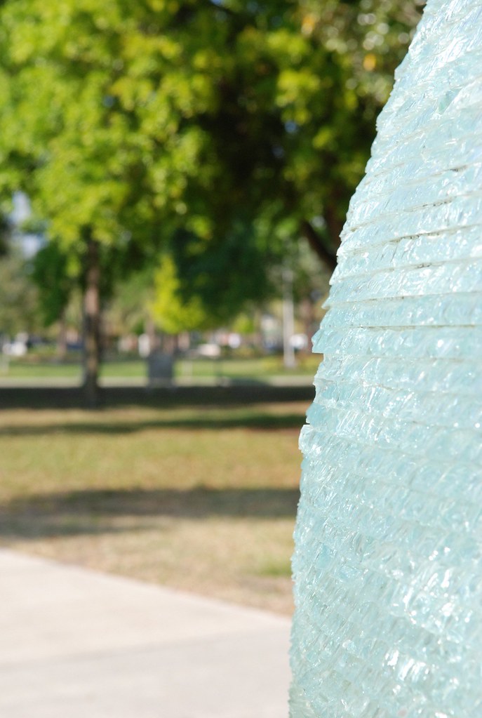 Glass Orb Winter Haven Outdoor Sculptures Josh Hallett Flickr