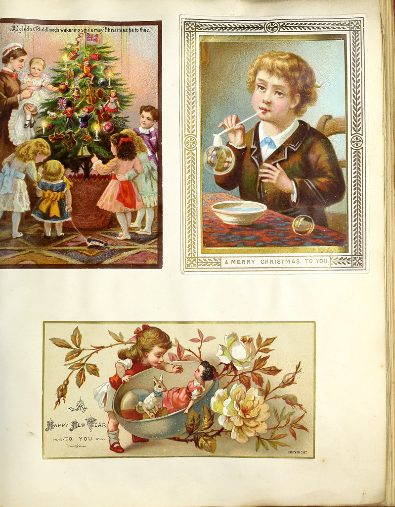 Scrapbook of Victorian Greeting Cards Public Domain Scrap… Flickr
