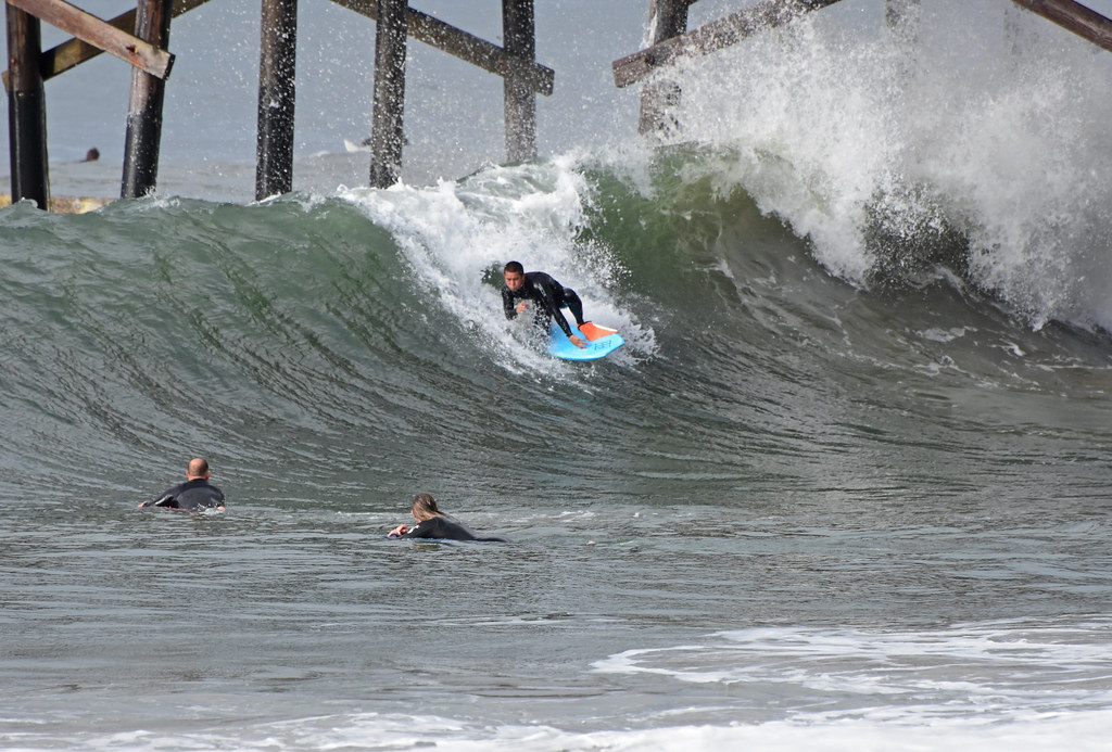 Surfing Seal Beach 530 530 Raining hard today and the s… Flickr