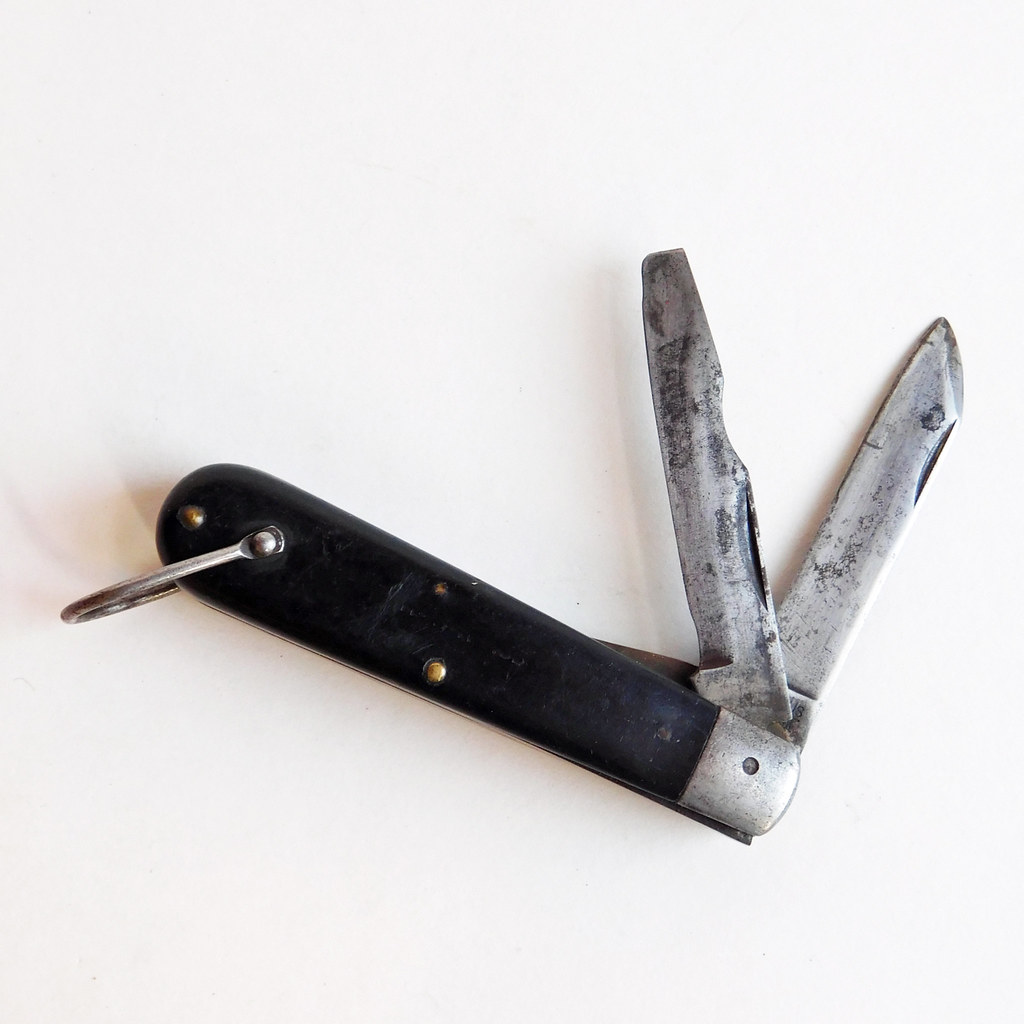 Vintage CAMILLUS NEW YORK Electricians Folding Knife 2 Bla… Flickr