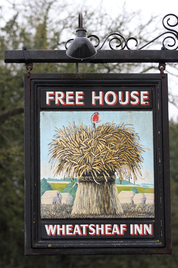 The Wheatsheaf Inn hanging sign Shedfield Hampshire UK Flickr