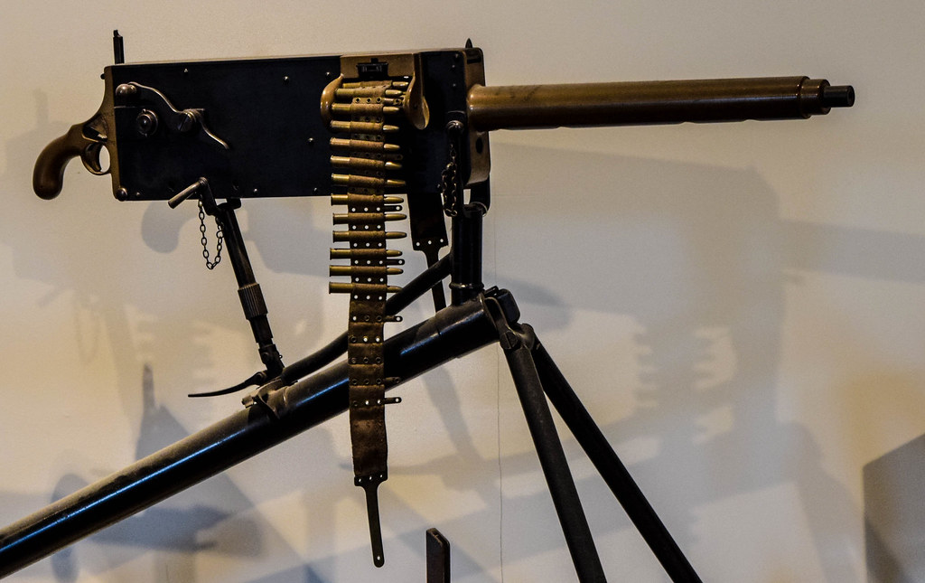 Early machine gun, Royal Armouries, Leeds The Royal Armour… Flickr