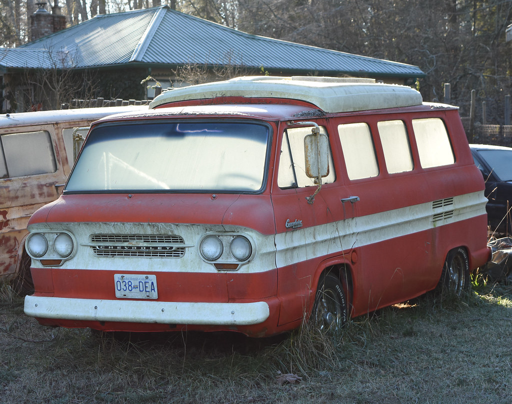 Chevrolet Corvair Greenbriar Camper Van Royston, B.C. Dave White
