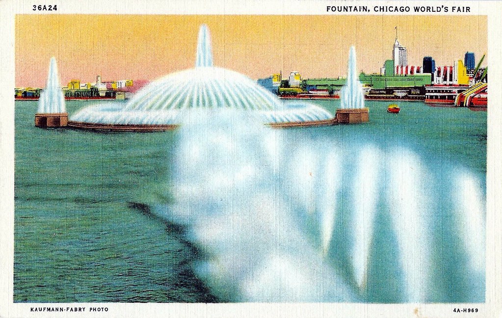 Vintage 1933 Chicago World's Fair Postcard, A Century Of P… Flickr