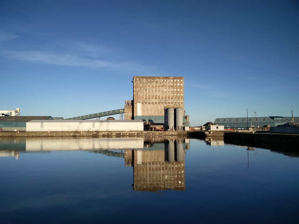 Leith Docks grain elevtor allytibbitt Flickr