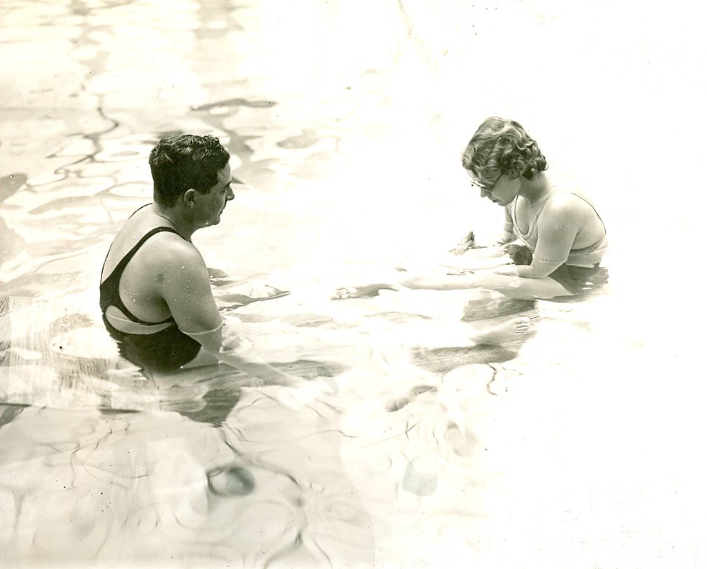 Polio Treatment at Warm Springs, c1935 A man works at stre… Flickr