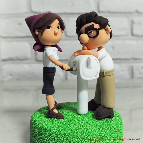 Carl and Ellie Movie UP wedding cake topper I newly made t… Flickr