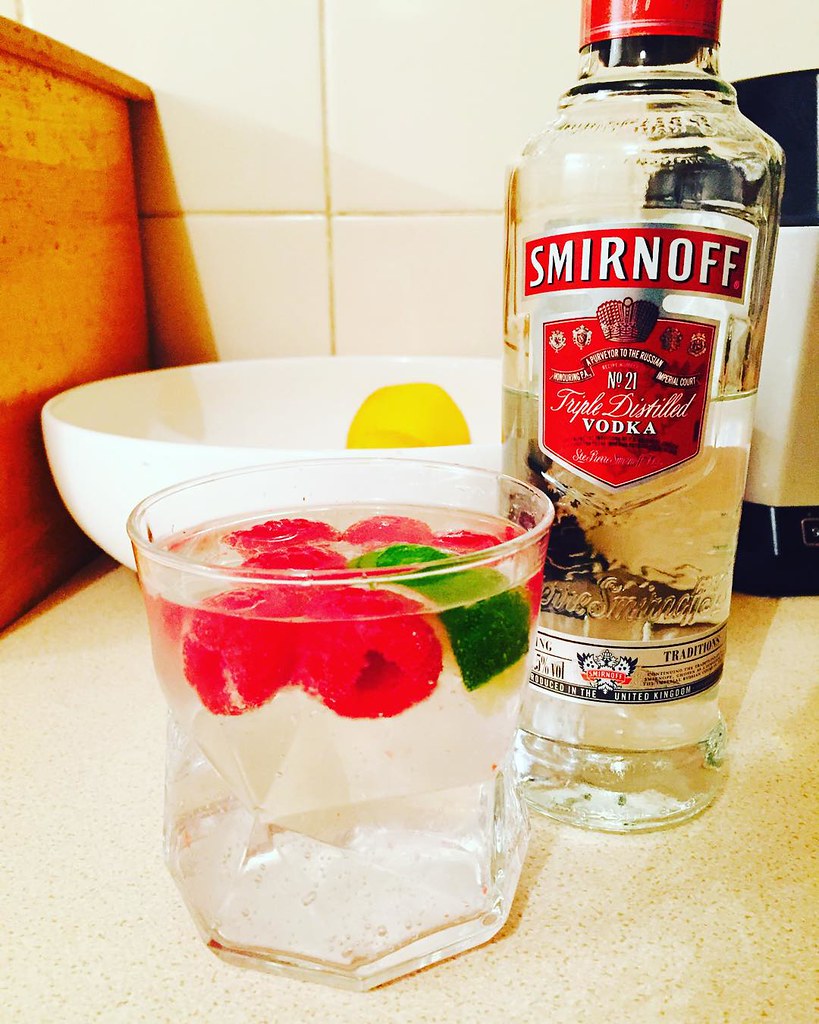 New Years Day drink for me!! Vodka with slimline tonic, fr… Flickr