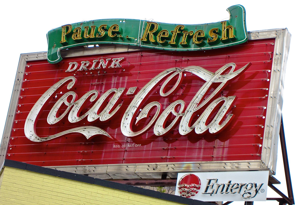 CocaCola, Baton Rouge, LA A neon CocaCola billboard in B… Flickr