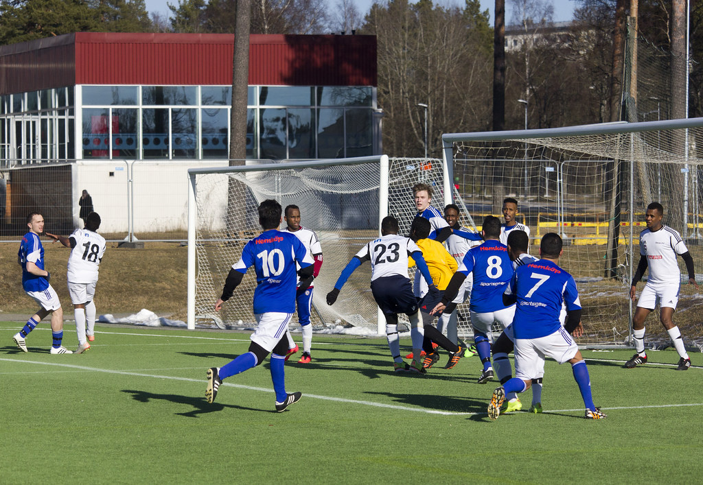 A game of football VIF FC Qaran 10. Preseason match at T… Stefan