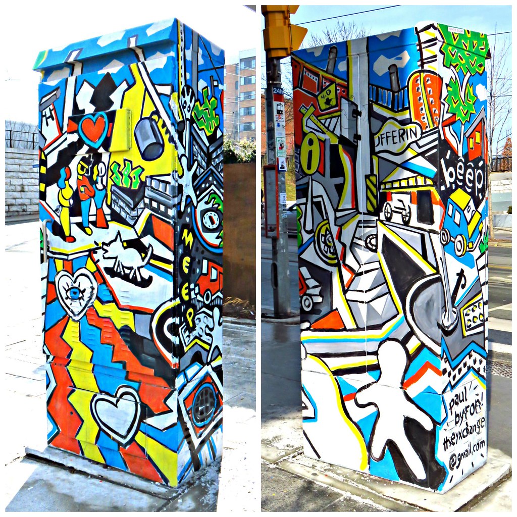 Outside the Box Art Project, Queen & Dufferin, Toronto, ON… Flickr