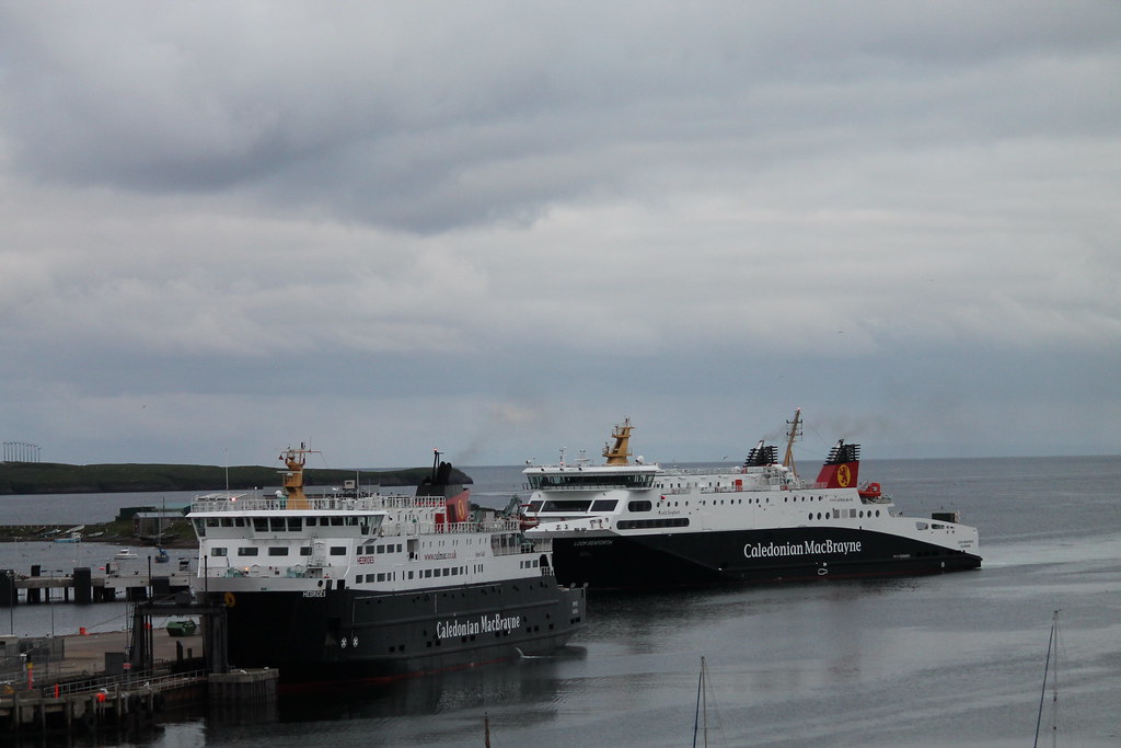 MV LOCH SEAFORTH AND MV HEBRIDES AT STORNOWAY Calum Maciver Flickr