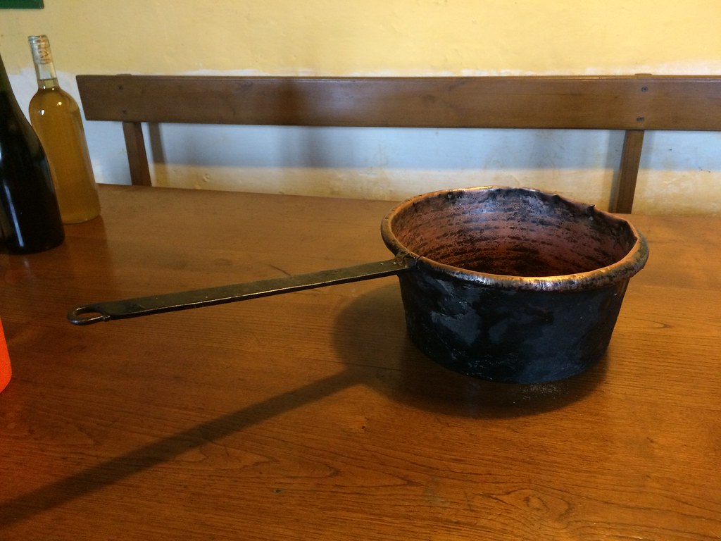 Zia's 100 year old copper polenta pot. Steven Murray Flickr