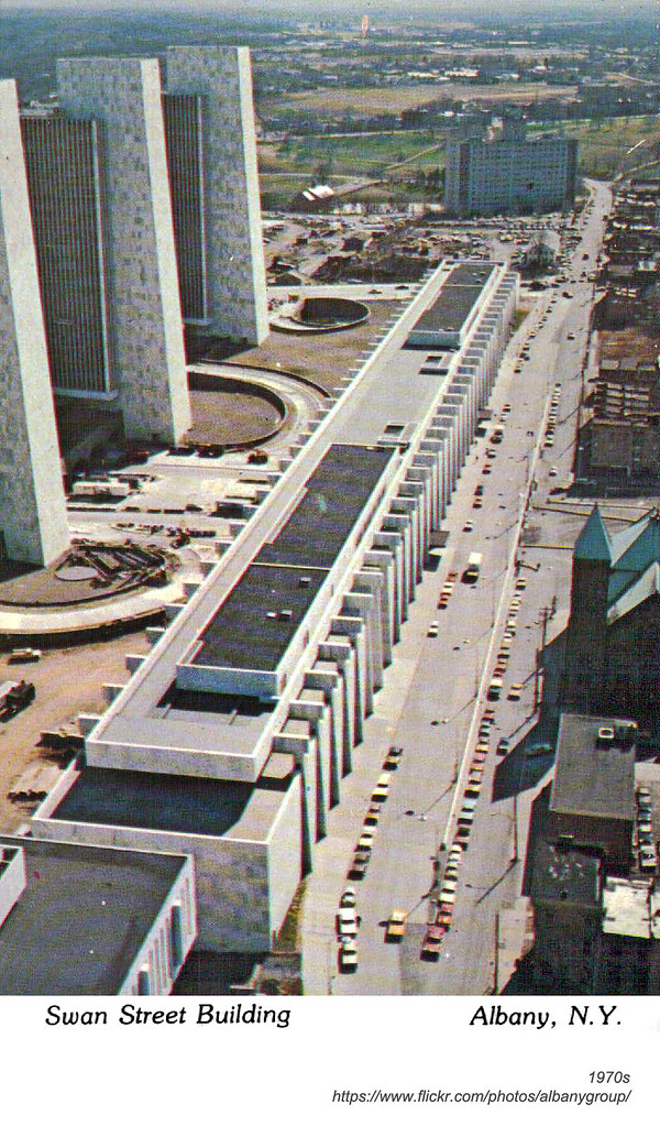 Empire state plaza Swan st 1970s albany ny AlbanyGroup Archive Flickr