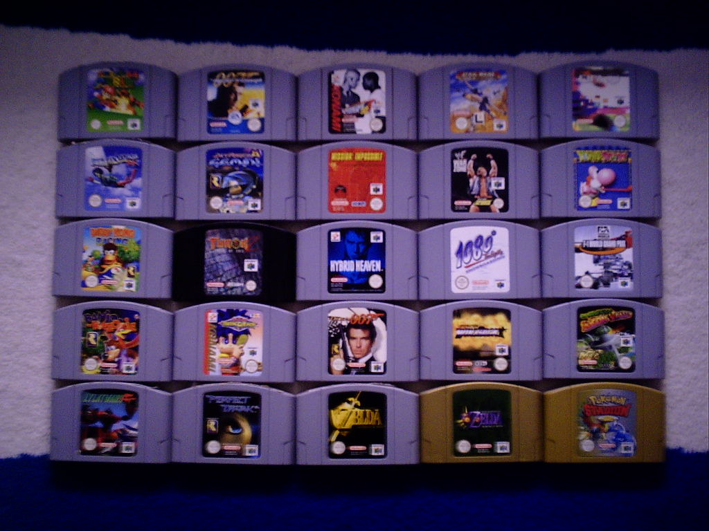 N64 Games N64 games SM64, TWINE, ISS '98, Rogue Squadron,… Flickr